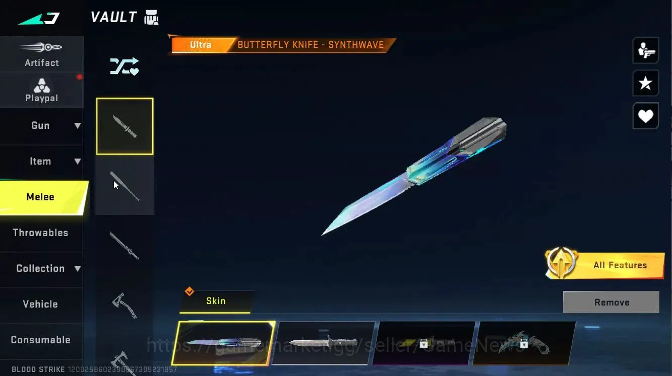 Blood Strike Accounts ASIA|ETERNAL DEagle-Scorpius|Melee Synthwave+8 ULT image 18