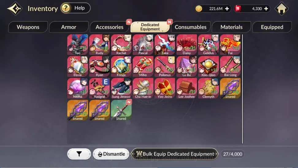 Seven Knights Re:Birth Accounts Global |5 EX7 (Fai,Juri,Roise,Gelidus,Melia)|15 TC image 12