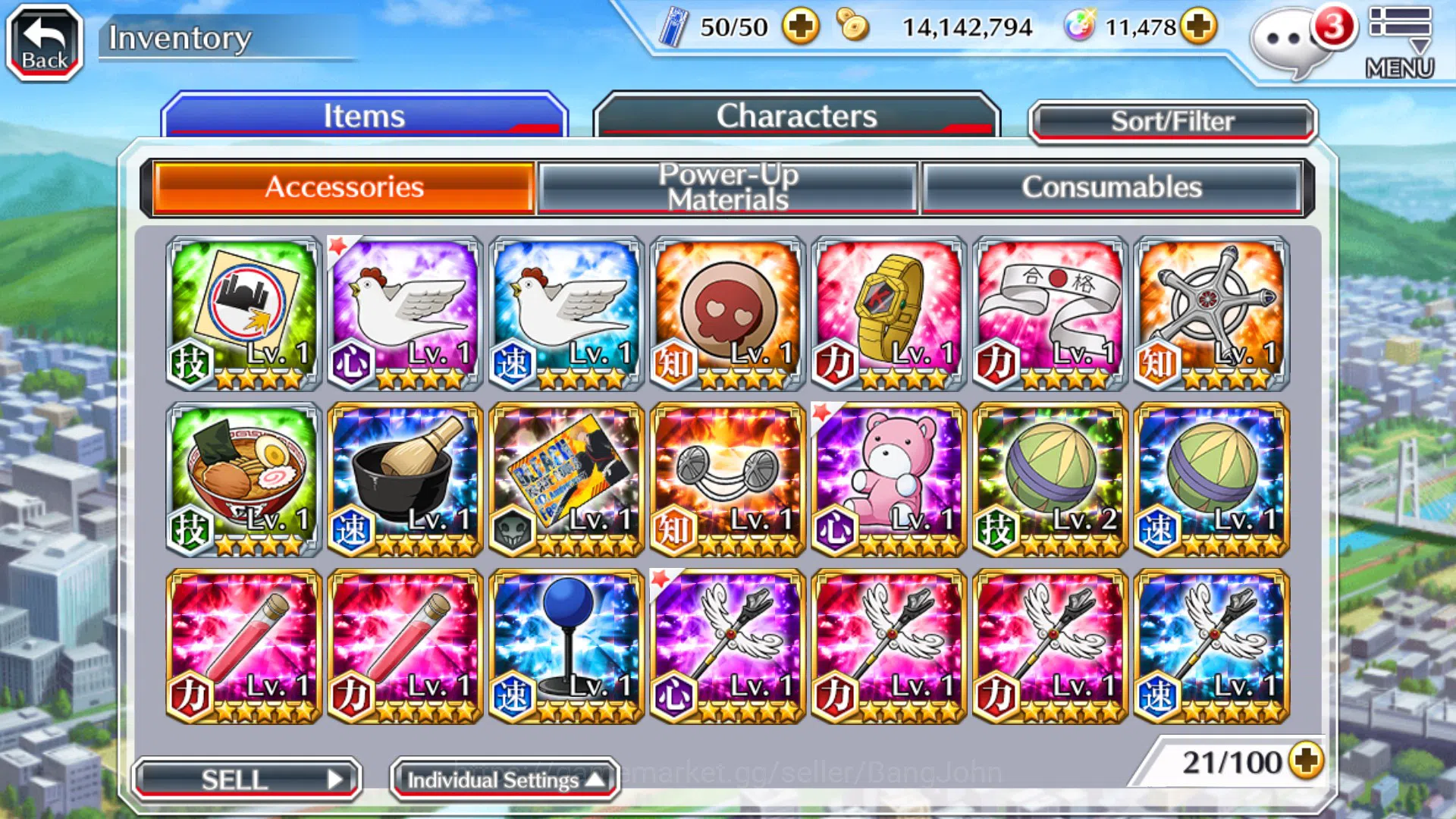 Bleach: Brave Souls Accounts Others GLOBAL]11K Orb+Fresh All 5