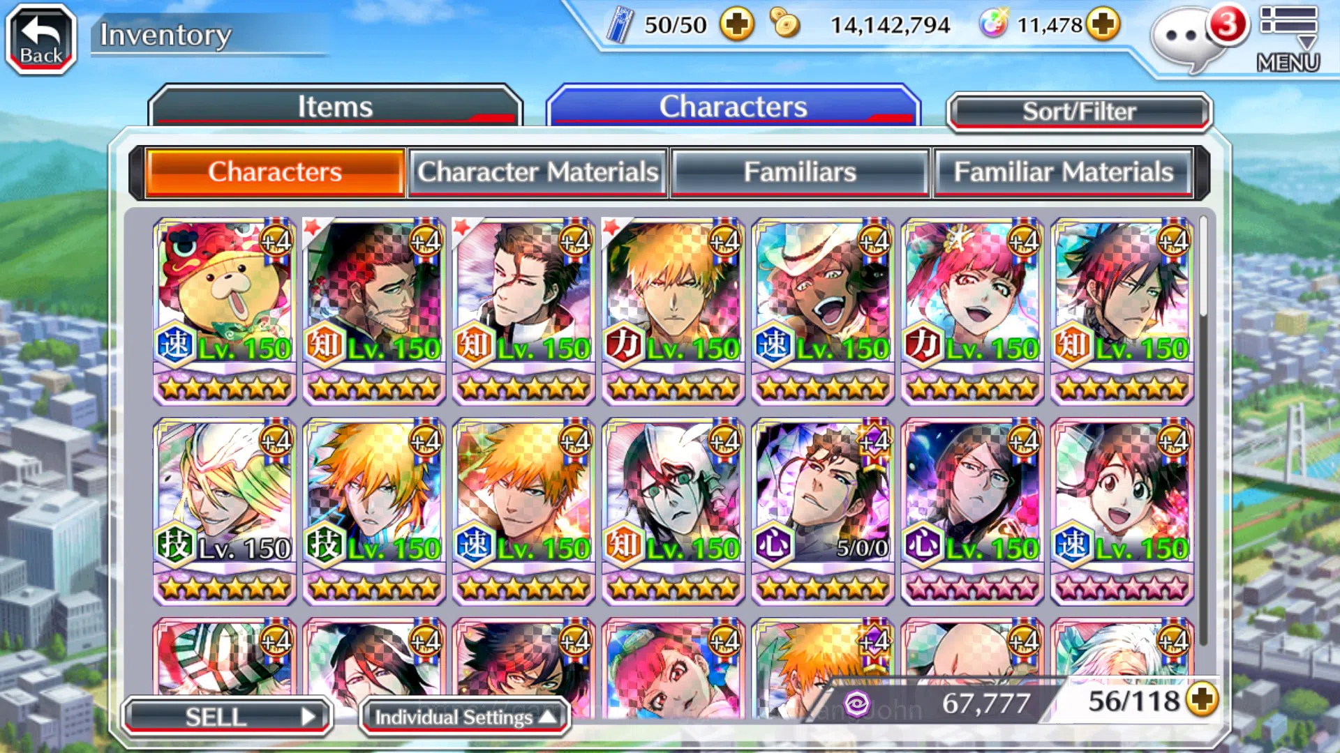 Bleach: Brave Souls Accounts Others GLOBAL]11K Orb+Fresh All 6