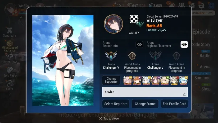 Epic Seven Accounts High-End Global Unverif | 11 ML (SN Yulha,C Lilias,Belian,B Arunka,BK Sharun,Etc.)|SS 3.6K|Stigma 164.5K 1