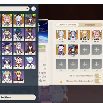 Genshin Impact Accounts Others ASIA|AR 53|2 Limit Char MC Male (Veresa,Odette)|2(*5 Wpn)|312