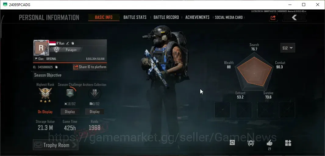 Arena Breakout Accounts MOBILE|Lv30|SV 21M|CV 10M|Battle Machete|Koi LR-AR image 2