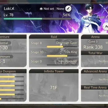 Seven Knights Re:Birth Accounts Global | 2 EX7 (Fai,Juri) | 14 TC6(Dellons,Sung Jinwoo,Kyle,Lu Bu,Teo,Sunran,Etc.)|5K