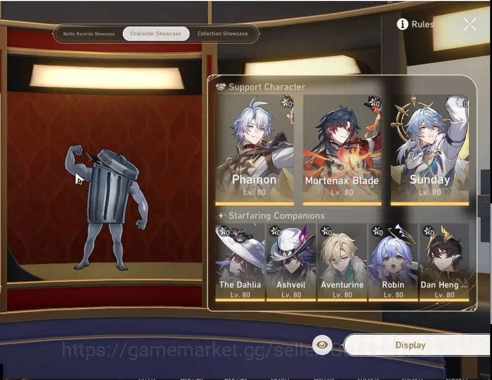 Honkai Star Rail Accounts Others Asia|TL 70|1 PremTeam|15 Limited|(Phainon,Cerydra,Sunday,Mortenax)+Sign 2