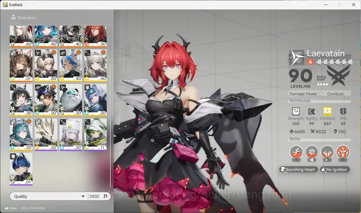 Arknights: Endfield Accounts ASIA | Lv 54|2 Limit|Laevatain+Sign, Gilberta|8 *6 image 3