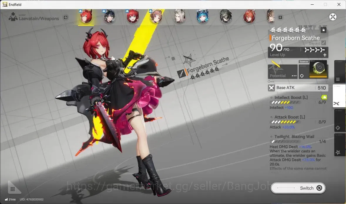 Arknights: Endfield Accounts ASIA | Lv 54|2 Limit|Laevatain+Sign, Gilberta|8 *6 image 5
