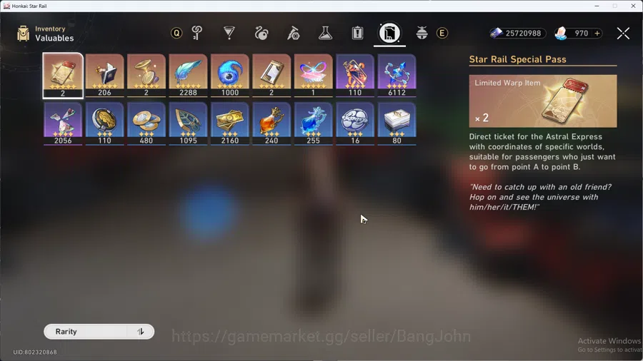 Honkai Star Rail Accounts ASIA | TL 70 | Mid-Game | 3 Team Well Build Castor image 10