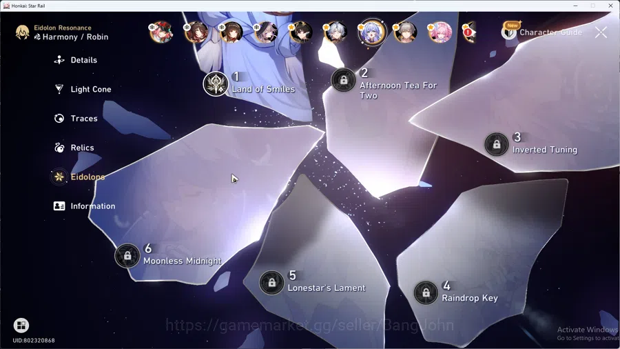 Honkai Star Rail Accounts ASIA | TL 70 | Mid-Game | 3 Team Well Build Castor image 11