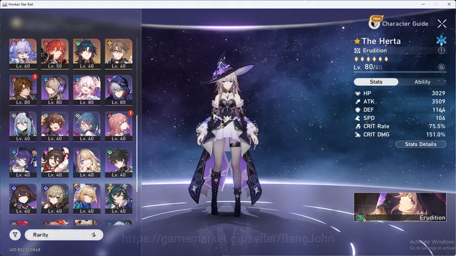 Honkai Star Rail Accounts ASIA | TL 70 | Mid-Game | 3 Team Well Build Castor image 13