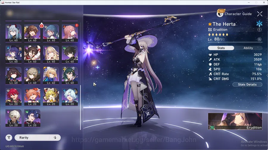 Honkai Star Rail Accounts ASIA | TL 70 | Mid-Game | 3 Team Well Build Castor image 14