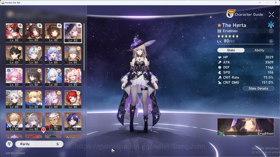 Honkai Star Rail Accounts ASIA | TL 70 | Mid-Game | 3 Team Well Build Castor image 16