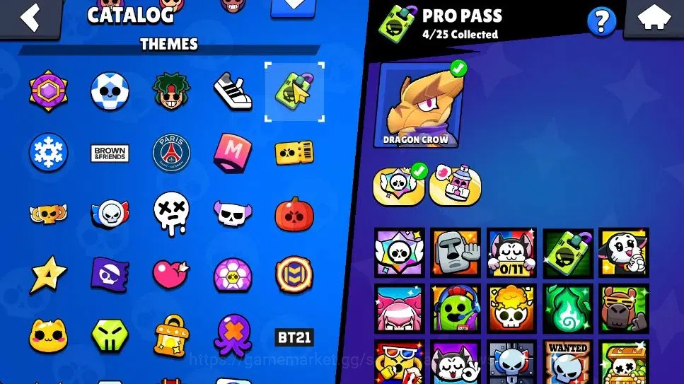 Brawl Stars Accounts 2588 Trophy|6K Bling|26 Brawlers 2 Max Lvl [Piper,Kit]|1 Legend Skins [Toon Spike] 1 Myth [Rude Lou] 7 19