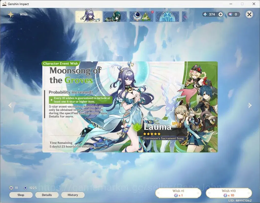 Genshin Impact Accounts ASIA|AR 60|14 Limited|[R.Shogun,Yelan,Arlecchino,N image 14