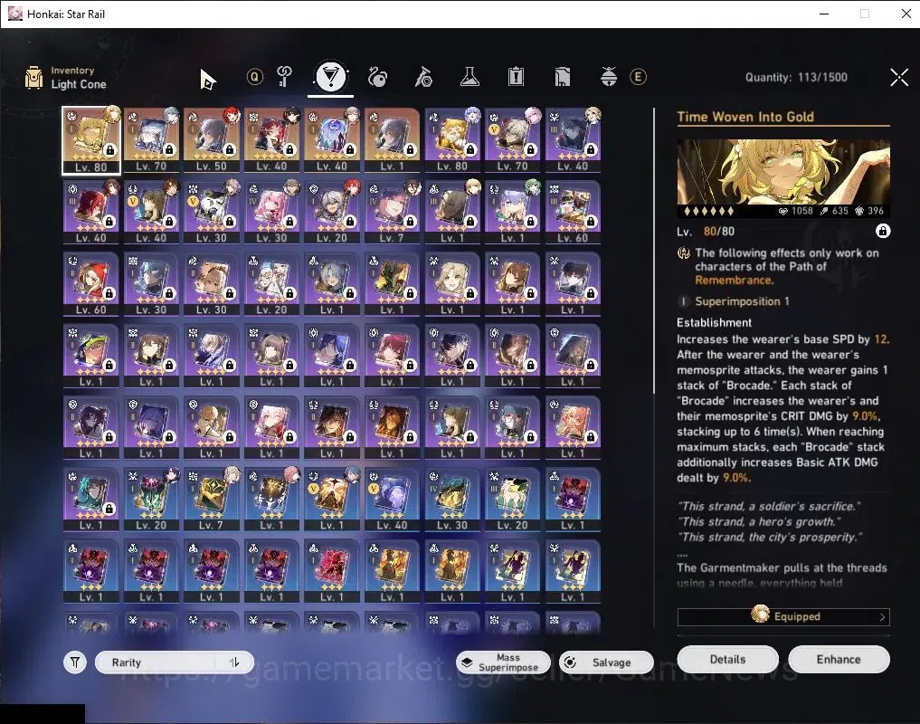 Honkai Star Rail Accounts Asia|TL 67|Free GI|14 Limited|[Sunday,Aglaea E2]+S image 10