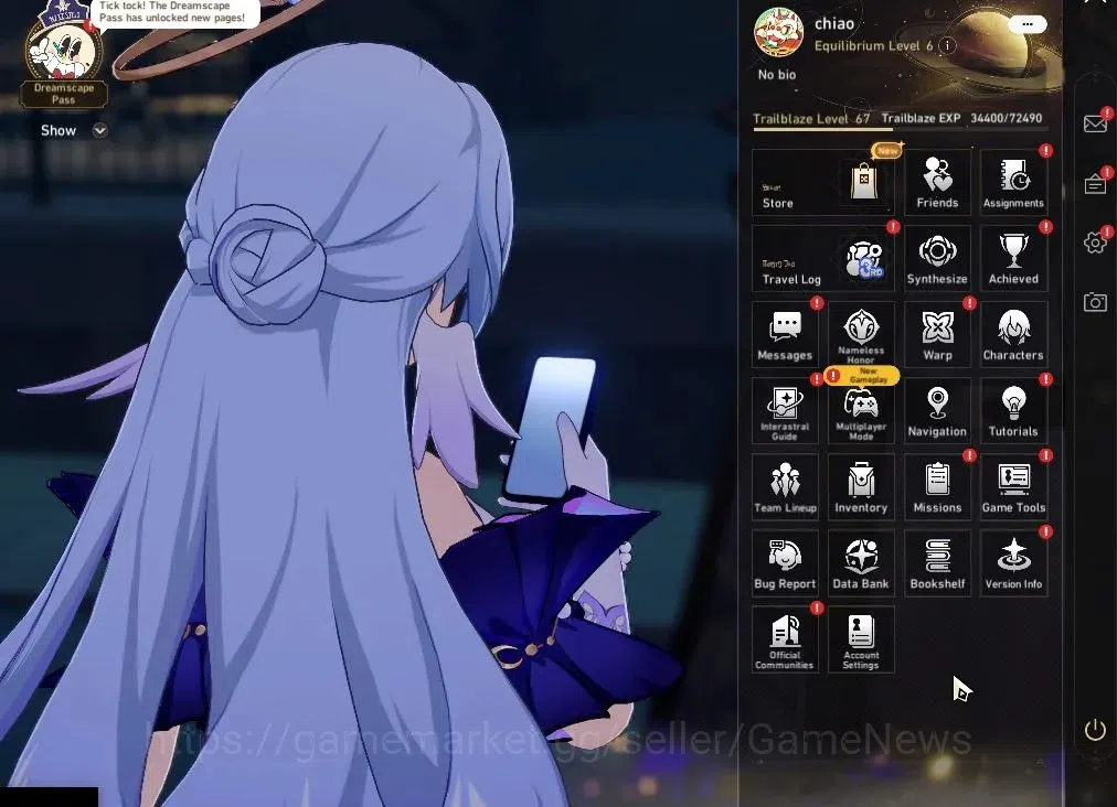 Honkai Star Rail Accounts Asia|TL 67|Free GI|14 Limited|[Sunday,Aglaea E2]+S image 2