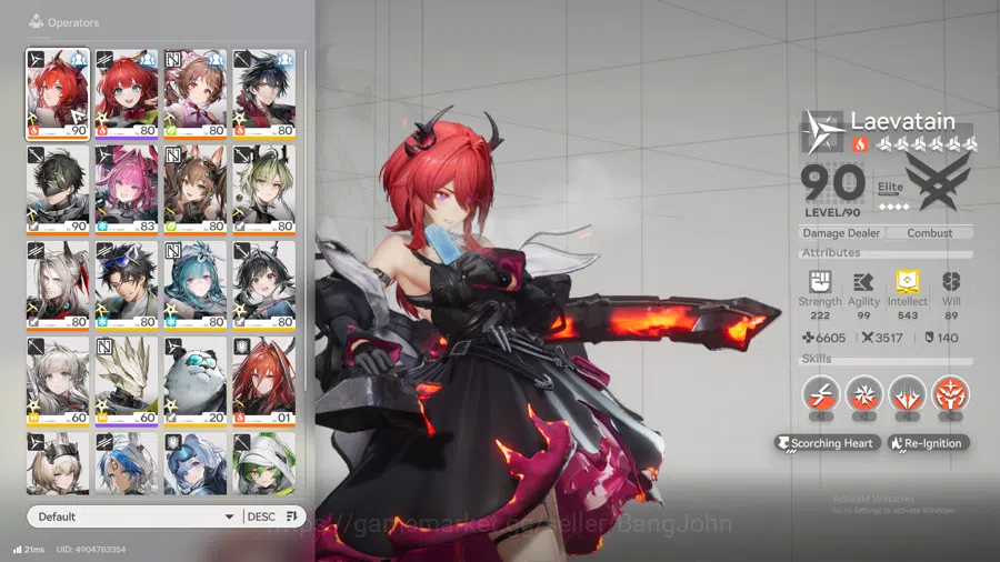 Arknights: Endfield Accounts ASIA | lv58 | laevatain, Ardelia, Yvonne, Gilberta image 10