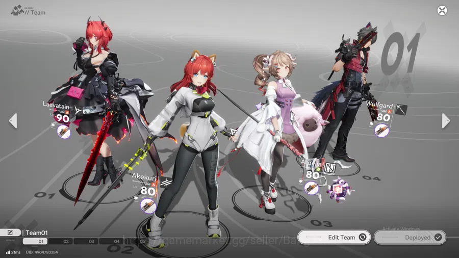 Arknights: Endfield Accounts ASIA | lv58 | laevatain, Ardelia, Yvonne, Gilberta image 2