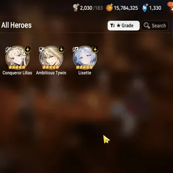 Epic Seven Accounts Starter GLOBAL UnVerif|New Era| 3 ML (Lisette,Conq Lilias,Amb Tywin)+A Ludwig,Estelle,Vildred,Etc|9,3K