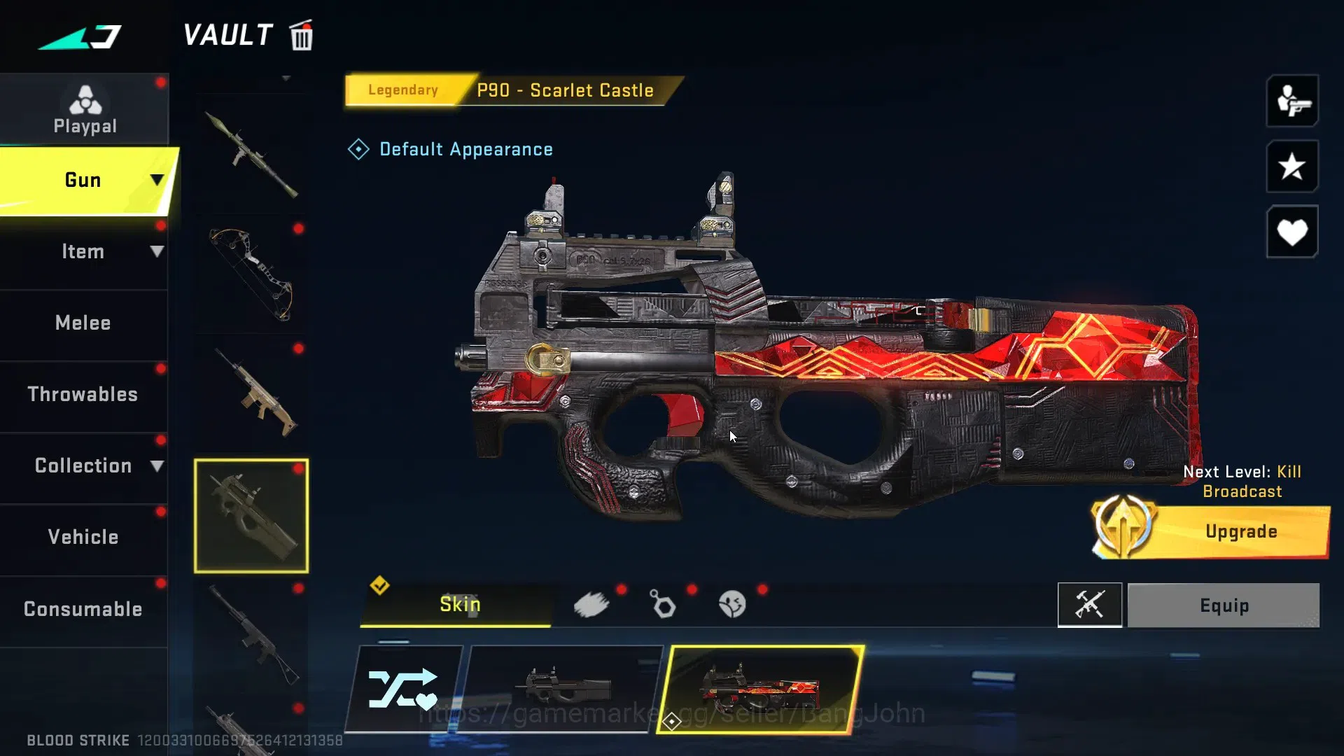 Blood Strike Accounts ASIA|Ultra Melee Lightblade-DrakFroce|1 Collab Gun image 10