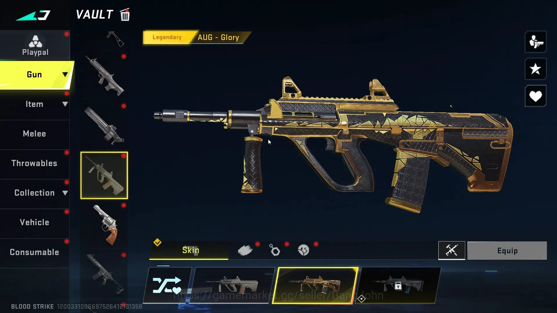 Blood Strike Accounts ASIA|Ultra Melee Lightblade-DrakFroce|1 Collab Gun image 11