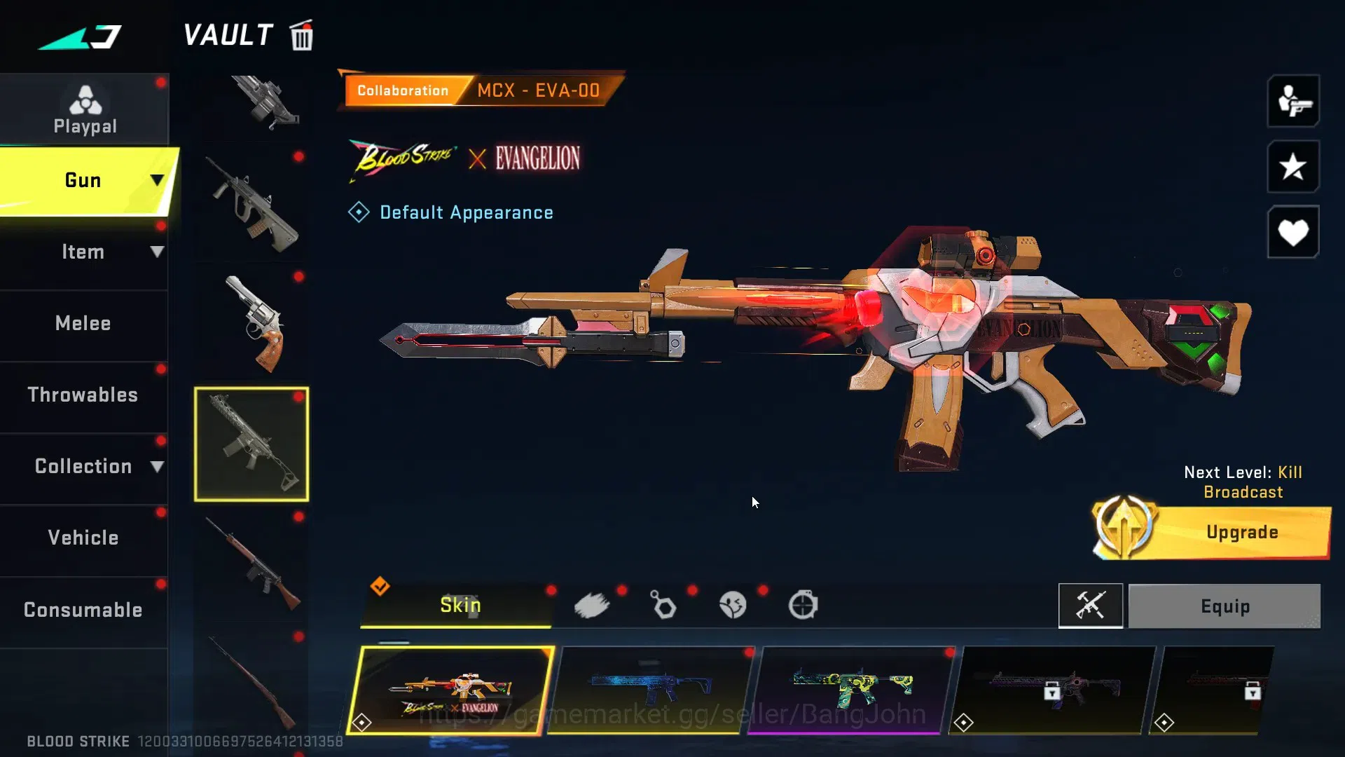 Blood Strike Accounts ASIA|Ultra Melee Lightblade-DrakFroce|1 Collab Gun image 12