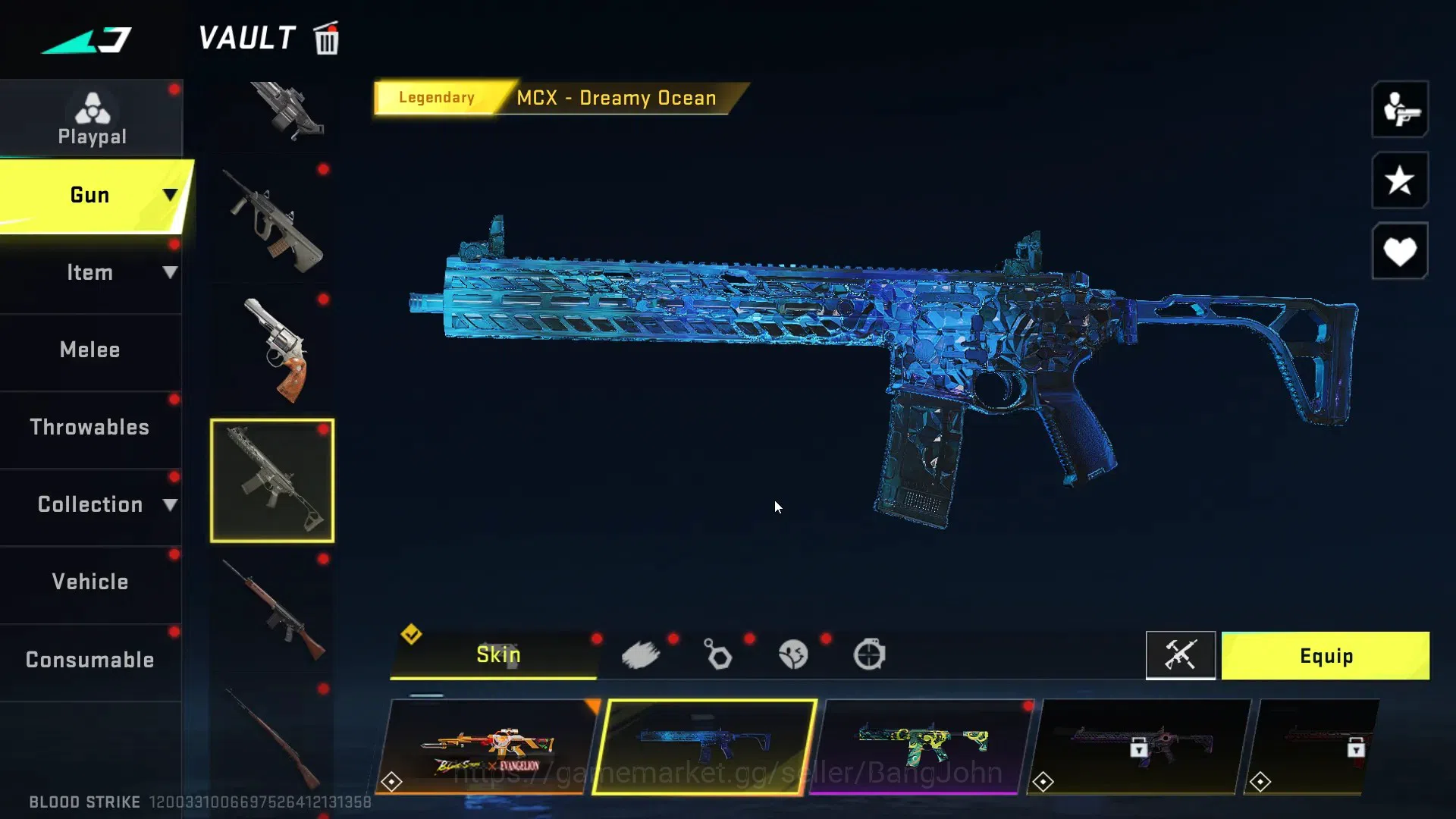 Blood Strike Accounts ASIA|Ultra Melee Lightblade-DrakFroce|1 Collab Gun image 13