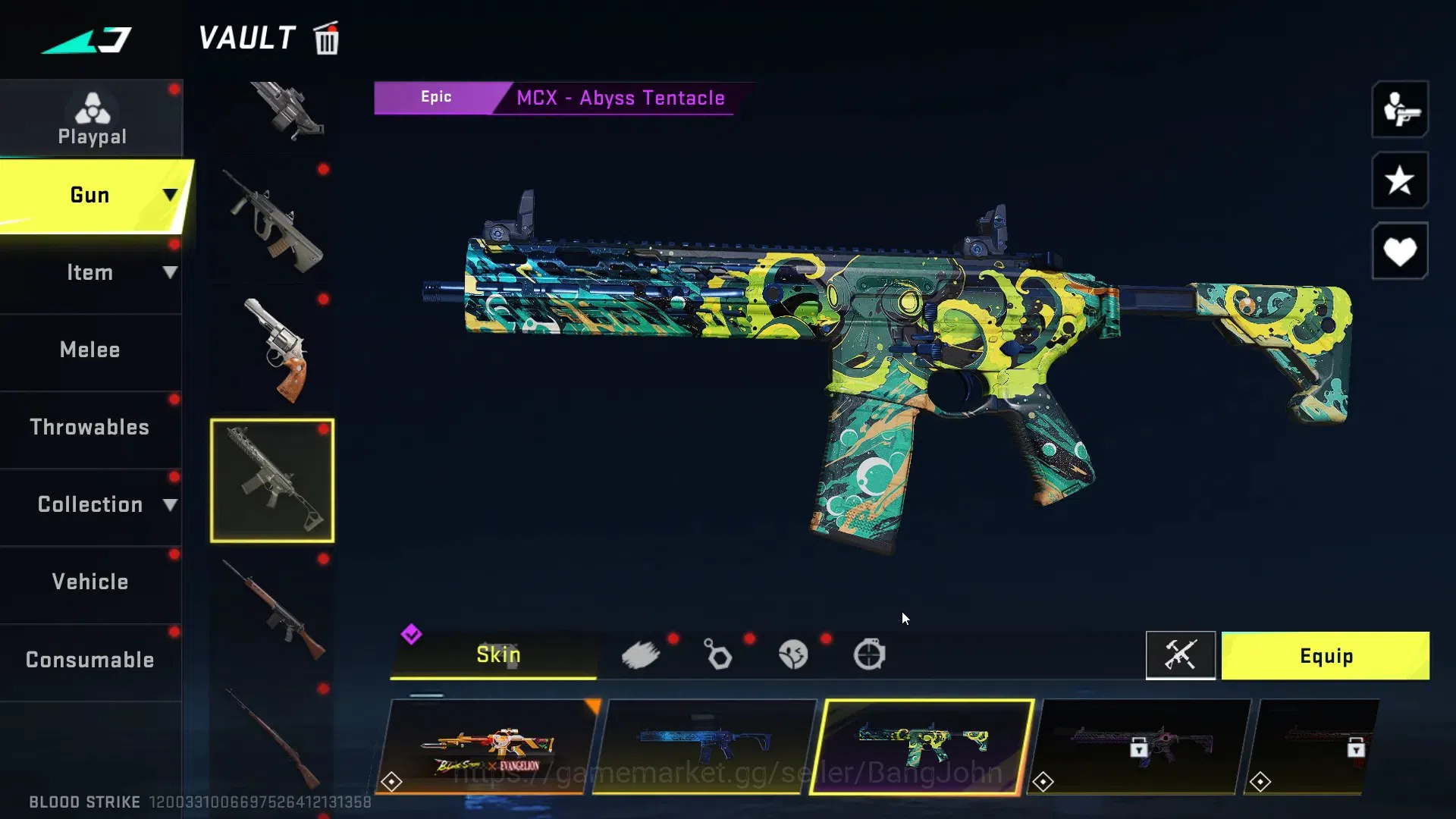 Blood Strike Accounts ASIA|Ultra Melee Lightblade-DrakFroce|1 Collab Gun image 14