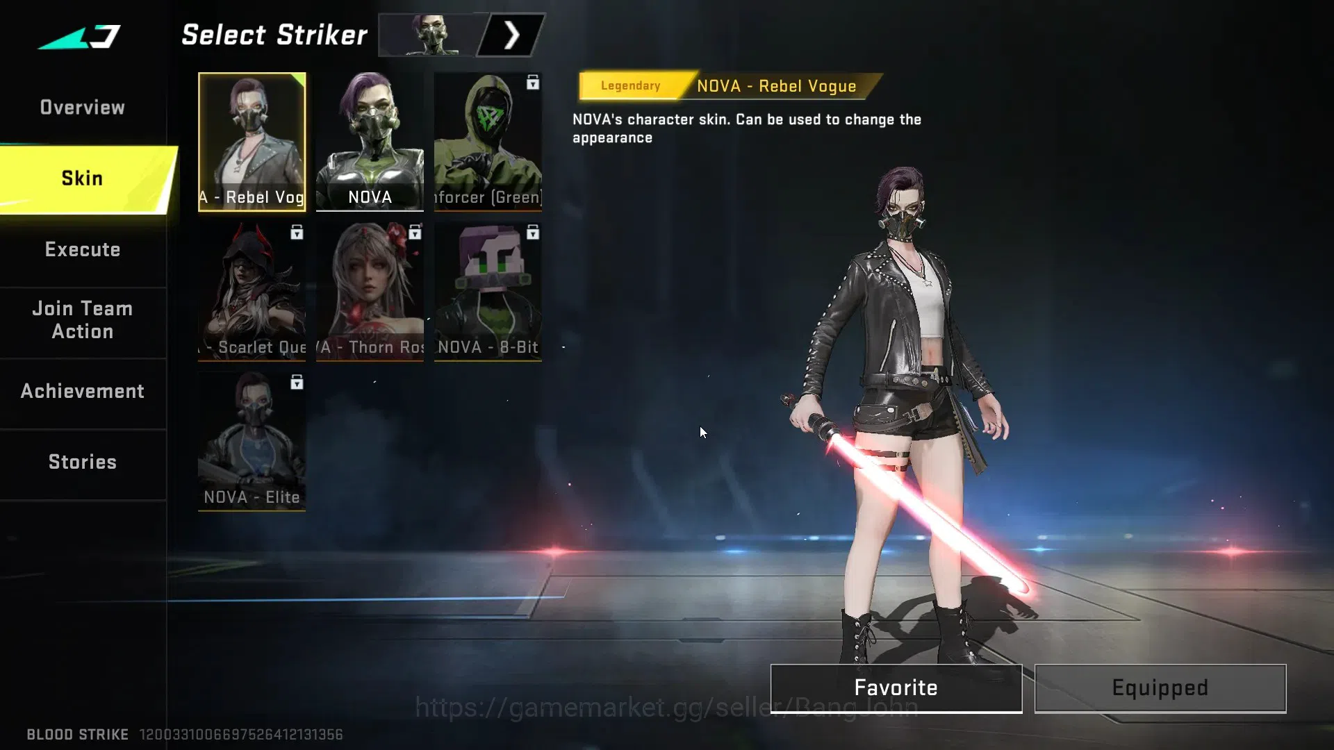Blood Strike Accounts ASIA|Ultra Melee Lightblade-DrakFroce|1 Collab Gun image 2