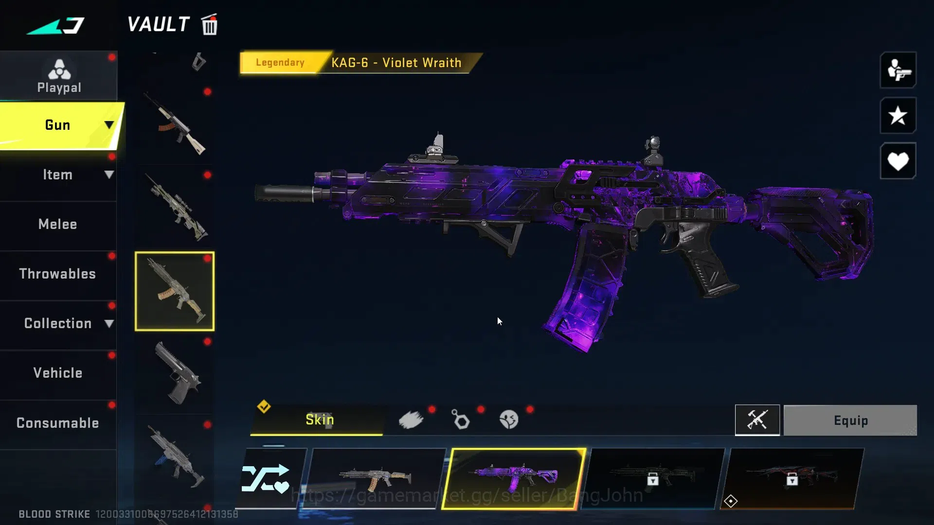 Blood Strike Accounts ASIA|Ultra Melee Lightblade-DrakFroce|1 Collab Gun image 6