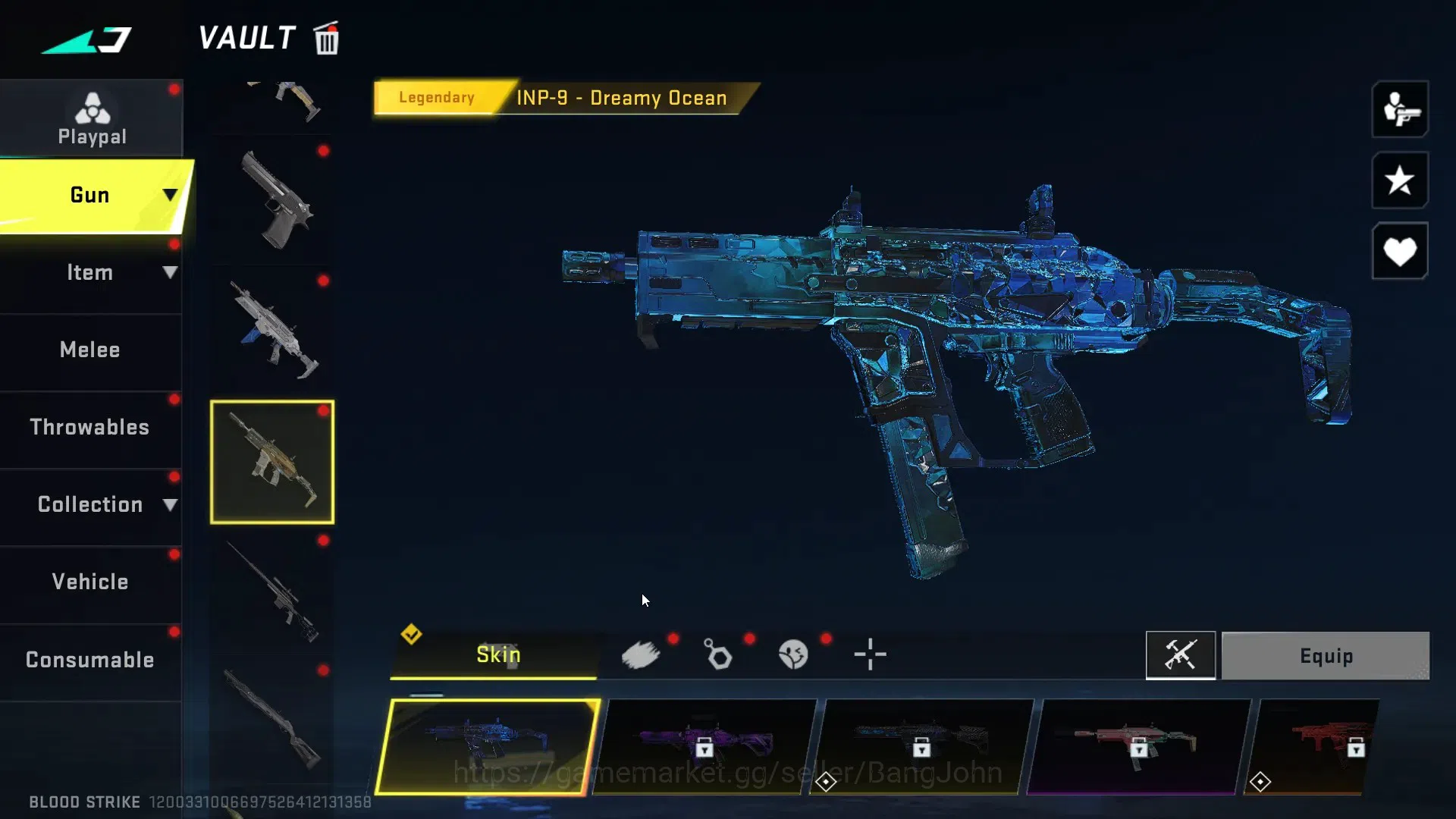 Blood Strike Accounts ASIA|Ultra Melee Lightblade-DrakFroce|1 Collab Gun image 7
