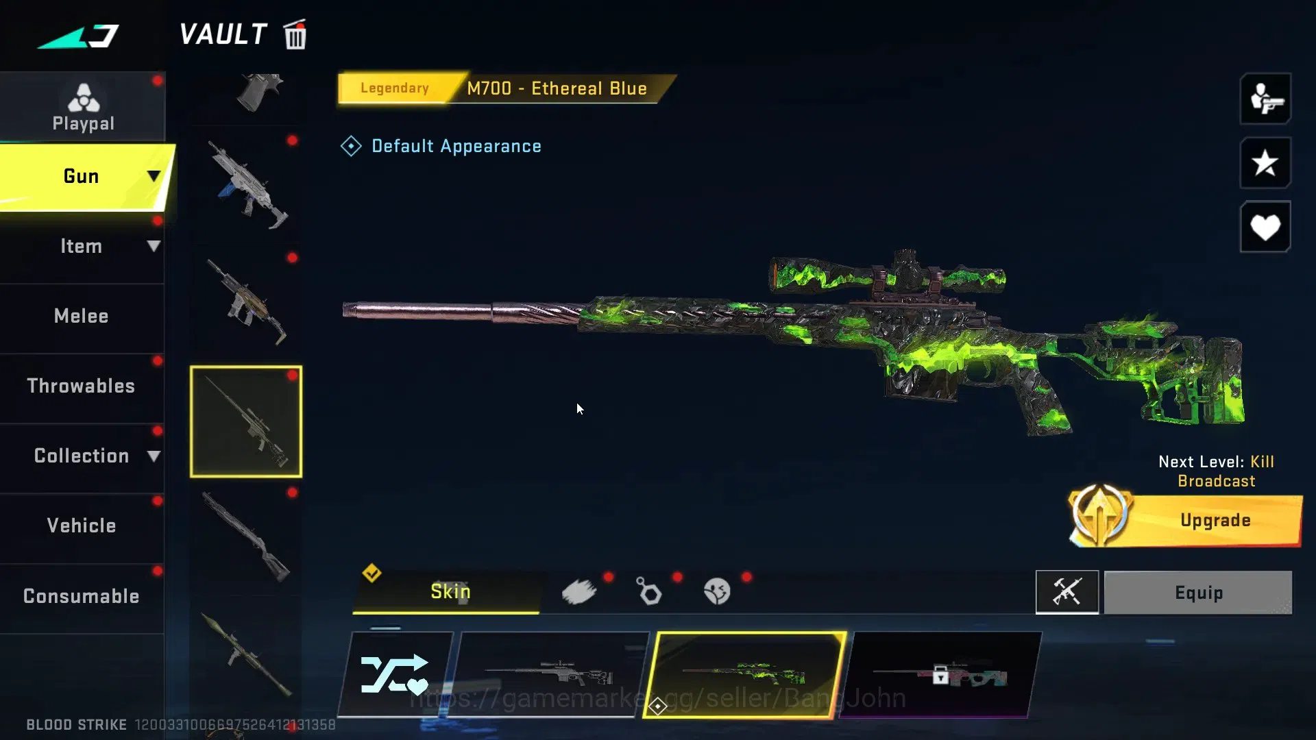 Blood Strike Accounts ASIA|Ultra Melee Lightblade-DrakFroce|1 Collab Gun image 8