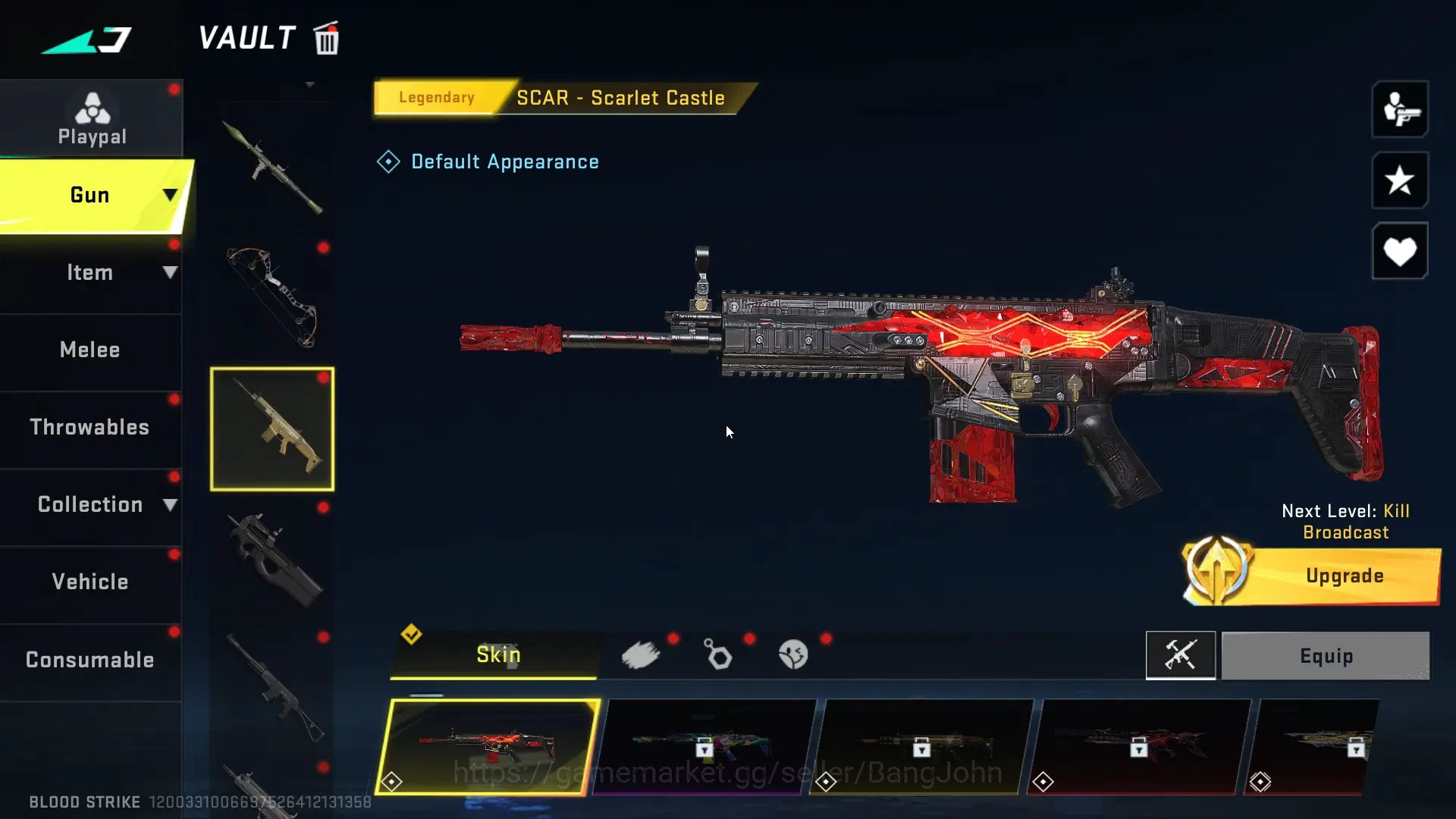 Blood Strike Accounts ASIA|Ultra Melee Lightblade-DrakFroce|1 Collab Gun image 9