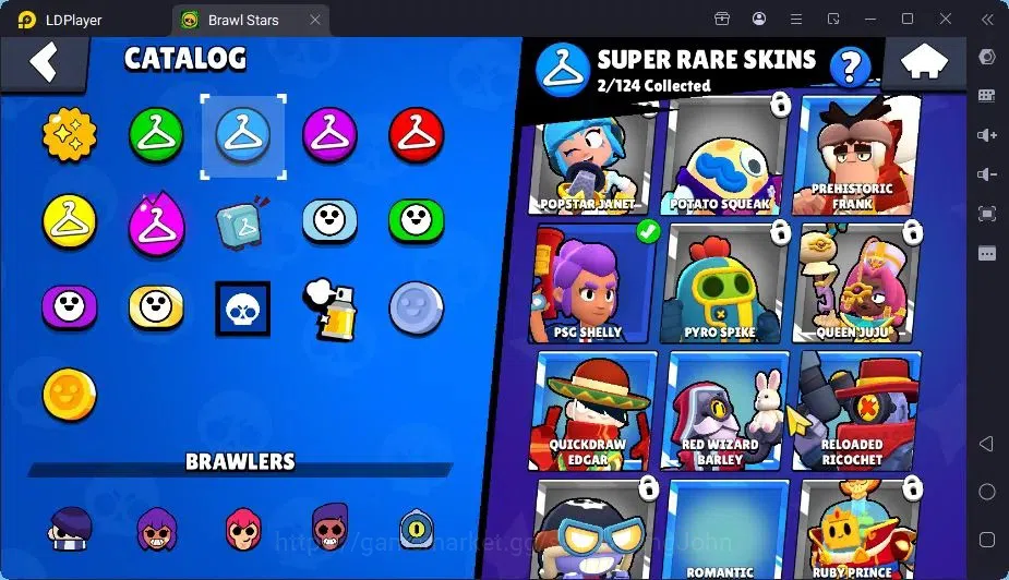 Brawl Stars Accounts Trophy 1974|20 Brawler|1Max Hc Lv.11(Shelly)|1Mythic(otis),2Epic(Iris,Rico),2SR Skin|4588 Bling|Proteck 11