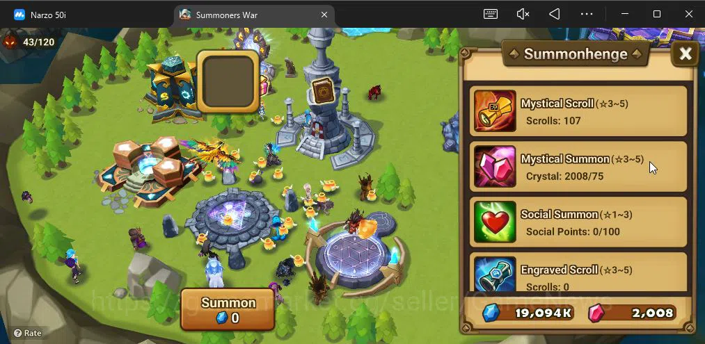 Summoners War: Sky Arena Accounts ASIA|Lv 26|Fresh Starter| Teshar | 2K Crystal + 16 image 7