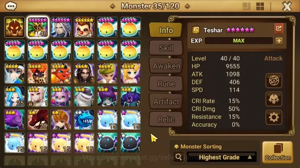 Summoners War: Sky Arena Accounts Starter ASIA|Lv 26|Ready Gacha|97 12 YSC + 160 11 YSC + 3 LAAS + 5 LS + 6 LDS + 121 MS |1 8