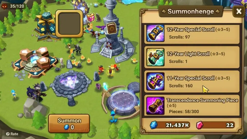 Summoners War: Sky Arena Accounts Starter ASIA|Lv 26|Ready Gacha|97 12 YSC + 160 11 YSC + 3 LAAS + 5 LS + 6 LDS + 121 MS |1 9