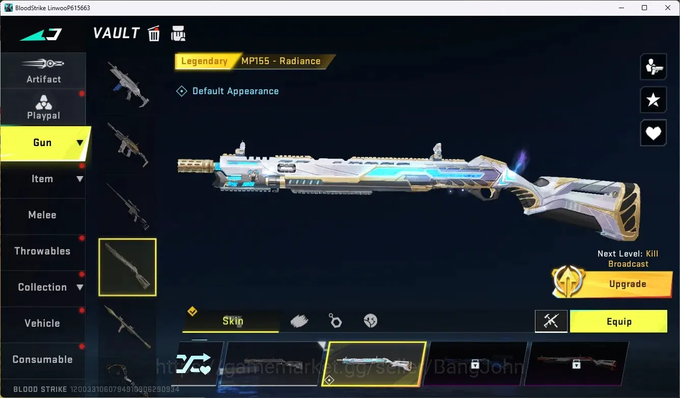 Blood Strike Accounts ASIA | Ultra Striker Kraken - Purple Lightning | 2 image 3