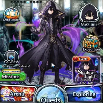 Grand Summoners Accounts End-Game Global|Rank 110|19 Ascend 6 TW|(Inumuta,Beta,Shadow,Chloe,LM Isliid,Saber)+TW S