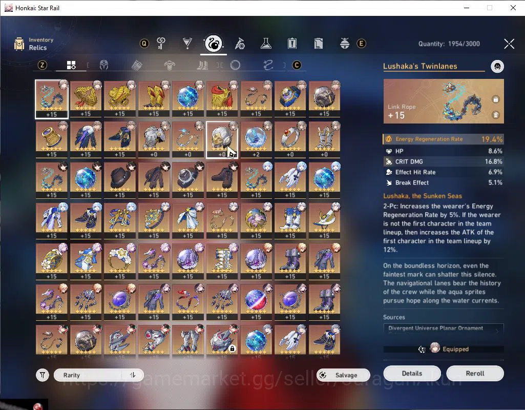 Honkai Star Rail Accounts ASIA|TL 70|18 Limit [Castorice,Phainon,Argenti,Fir image 5