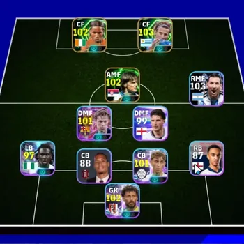 eFootball Accounts Legends & Iconic Players Android|Power 2998|5 Epic Diego Forlan,Didier Drogba,Dragan Stojkovic|8 Show