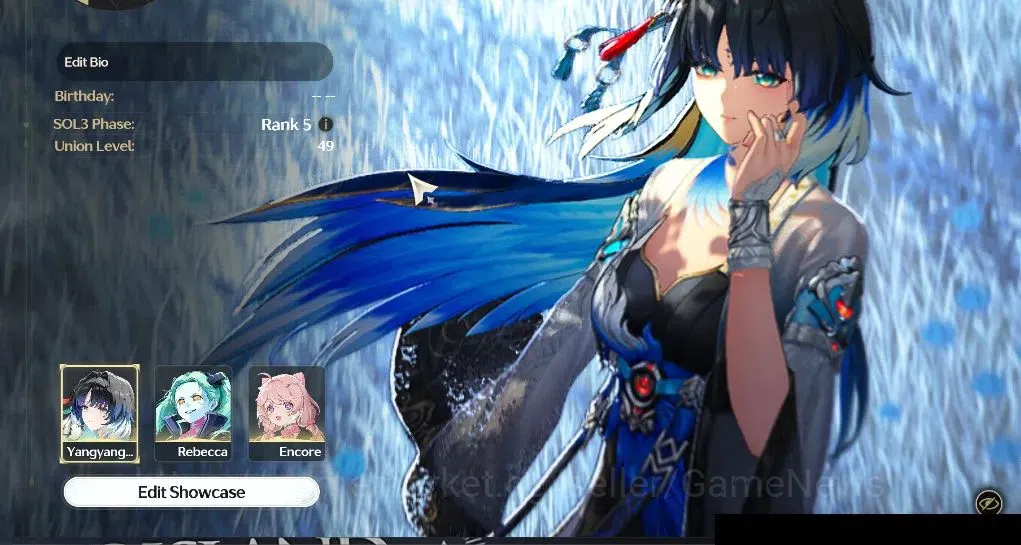Wuthering Waves Accounts Starter EU|UL 49|5 Limited| (Yangyang: Xuanling RC5)+Sign Rebecca +3 STD Char|DB Lvl 30|Male MC|Log 1