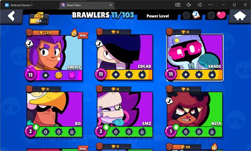 Brawl Stars Accounts Global|465 Thropy|11 Brawler|1 Max Hypercharge(She image 5
