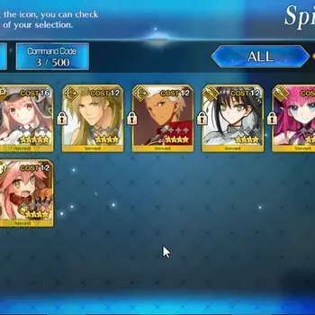Fate-Grand Order Accounts NA Orleans Lv 9|2 SSR Servant|Castoria & Orion|1 SSR Selector|25 Saint Quartz, 45 Golden