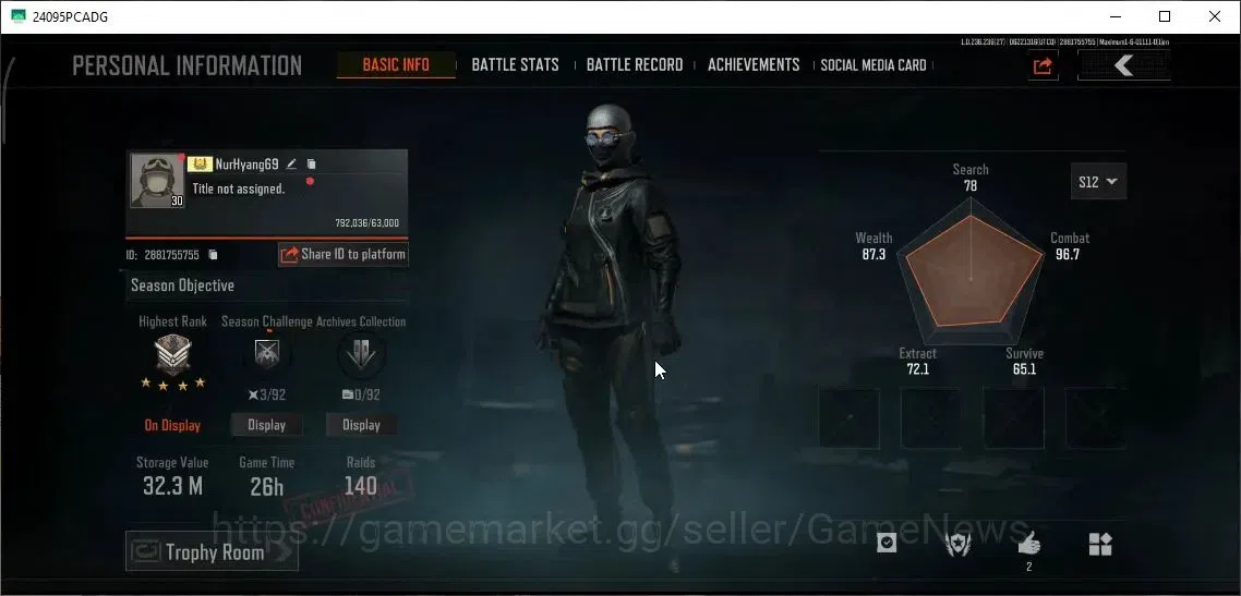 Arena Breakout Accounts MOBILE|Lvl 30|SV 32,3M|CV 22,4M|Peak AEK,GM AK-12, image 2