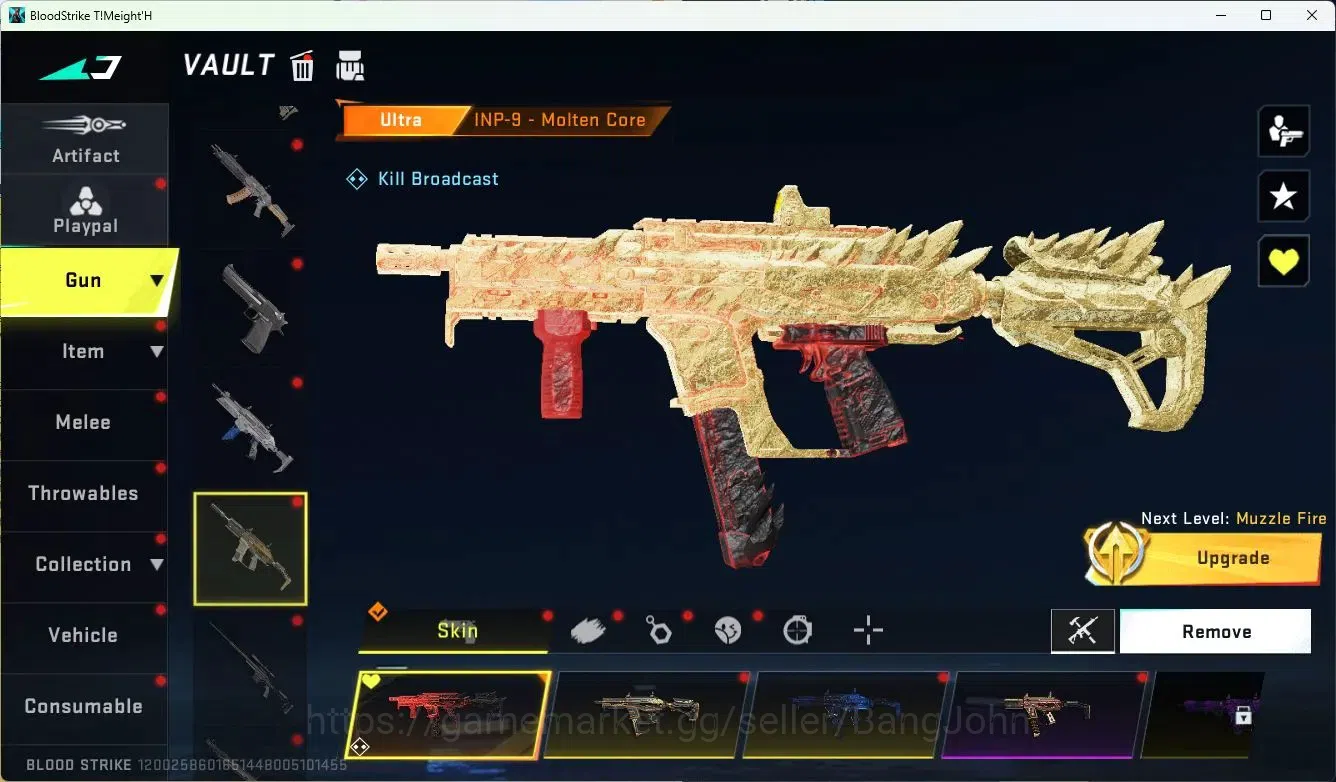 Blood Strike Accounts ASIA|MELE=DUALBLADE,ZANPAKUTO|COLLABQBZ95,UZI,KAR9 image 20