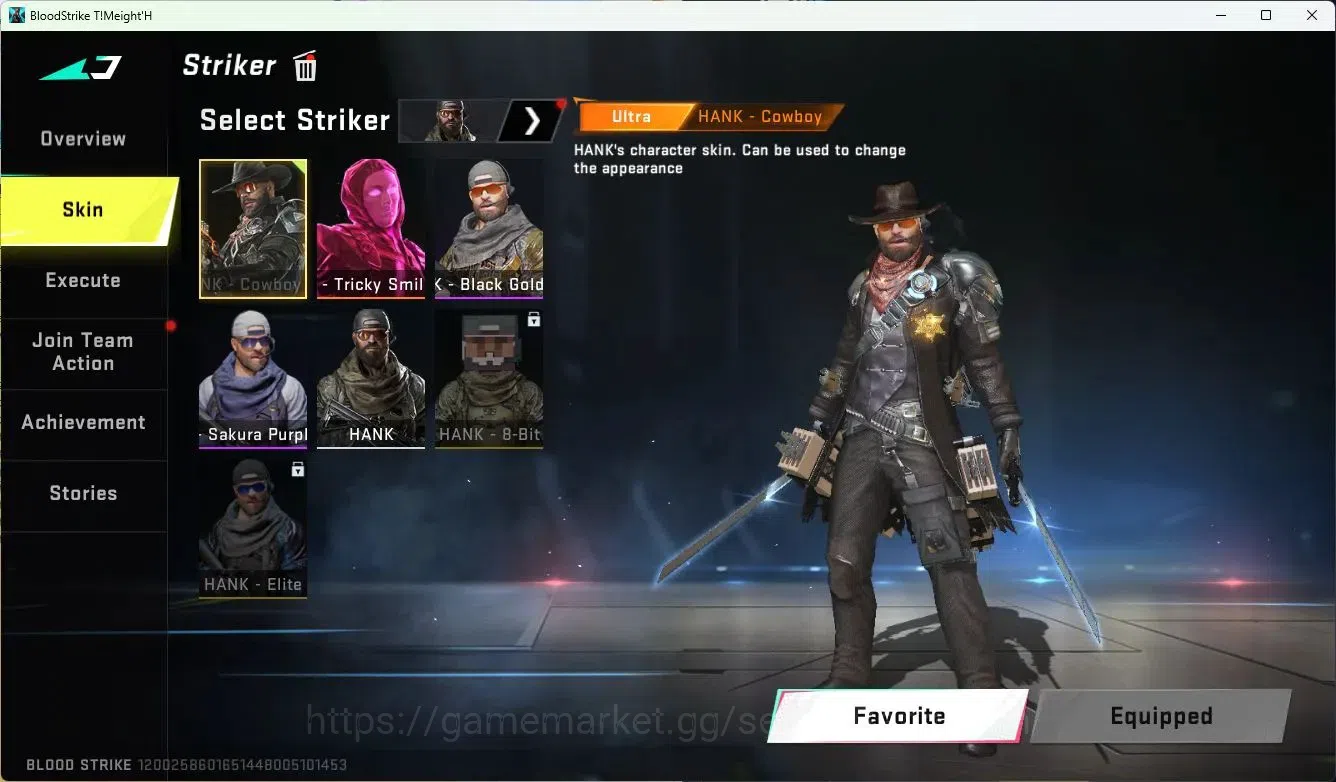 Blood Strike Accounts ASIA|MELE=DUALBLADE,ZANPAKUTO|COLLABQBZ95,UZI,KAR9 image 7