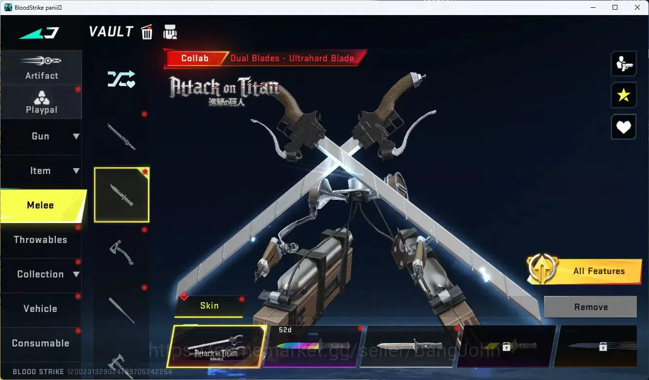 Blood Strike Accounts ASIA | 1 EVO: FAL|3 AOT|2 Ultra Char|1 Ultra Gun|1 image 15