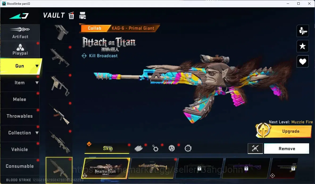 Blood Strike Accounts ASIA | 1 EVO: FAL|3 AOT|2 Ultra Char|1 Ultra Gun|1 image 9
