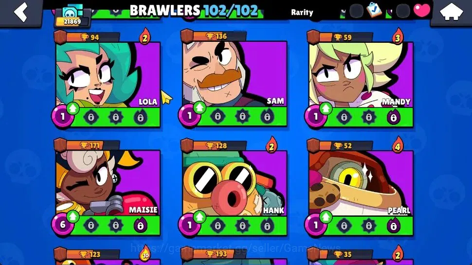 Brawl Stars Accounts 21K Trophy|10K Bling|102 Brawlers 22 Max Lvl|2 UL| image 15